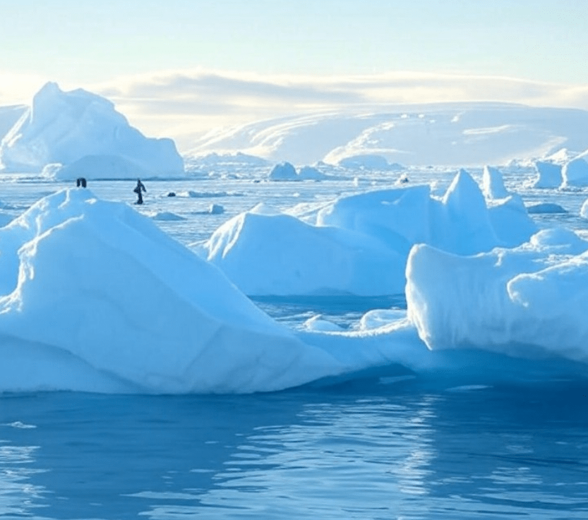Deutlich weniger Eis-Verlust in der Antarktis