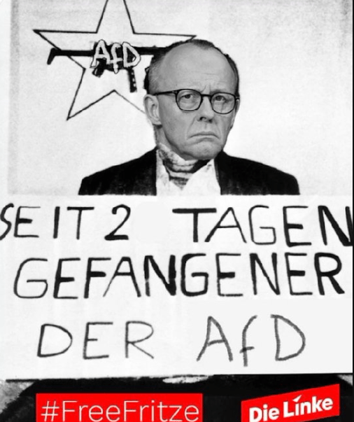 Empörung über Protest: CDU-Chef Merz als Terror-Geisel