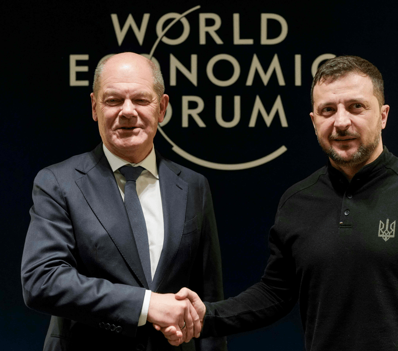 Scholz in Davos: Attacke gegen Elon Musk