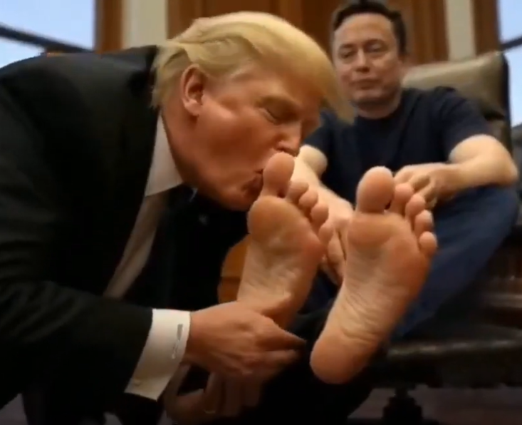 Schräges Fake-Video soll Trump provozieren