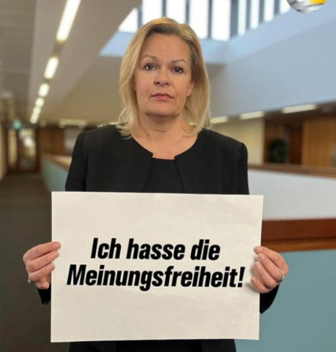 7 Monate Haft für Gag über Innenministerin Faeser – Musk reagiert