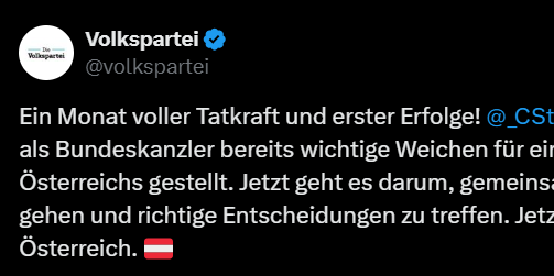 „Ein Monat voller Erfolge!“ – Shitstorm für dieses ÖVP-Posting