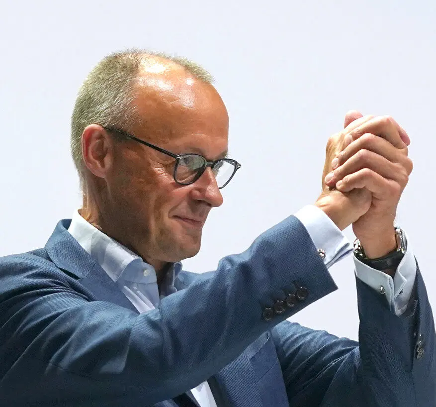 Im zweiten Anlauf doch noch Kanzler: Friedrich Merz erleichtert