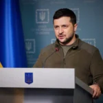 Credits: President Of Ukraine from Україна - Every shot of Russia at Ukraine is a step towards its self-destruction - address by President Volodymyr Zelenskyy., Gemeinfrei, https://commons.wikimedia.org/w/index.php?curid=116104942