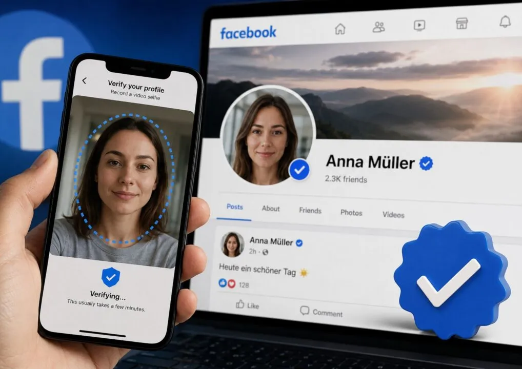 Selfi statt Fake-Profil: Facebook führt Echtheits-Abzeichen ein