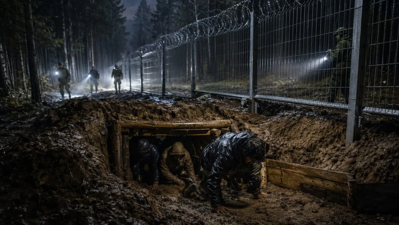 „Absolut orchestriert“: Lettland entdeckt ersten Migranten-Tunnel