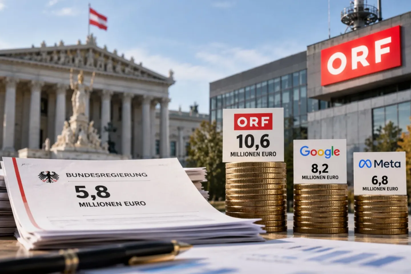 Öffentliche Inserate: ORF bekommt 10,6 Millionen – mehr als die ganze Bundesregierung ausgibt